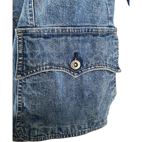 TOMMY HILFIGER Jean Jacket Denim Y2K Style - Picture 3 of 9